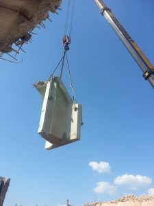 Taiere si sustienere diafragma din beton